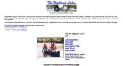 Desktop Screenshot of highlandlakes.net